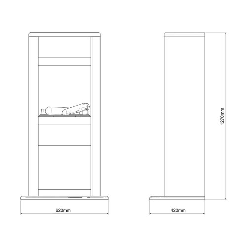 Vorschau: Elektrokamin Dimplex Cubic