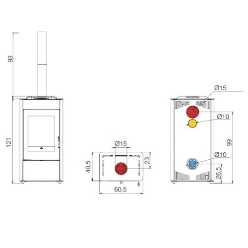 Vorschau: Kaminofen Edilkamin Body 10,1 kW