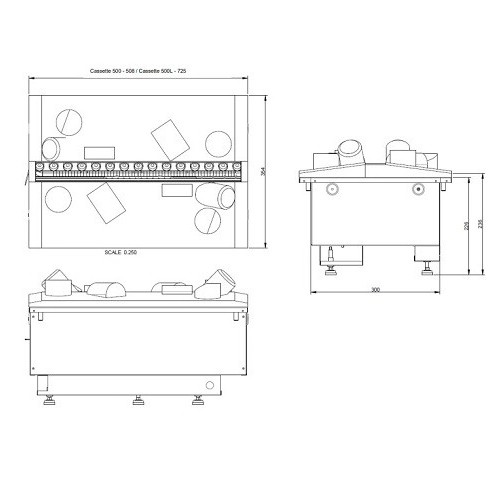 Vorschau: Elektrokamineinsatz Dimplex Cassette 500 Retail