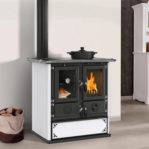 Vorschau: Holzherd La Nordica Rosetta Sinistra 5.0 - Steel 7,9 kW