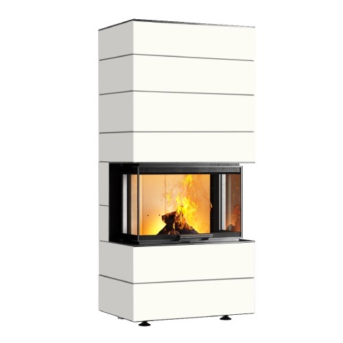 Kaminbausatz Neocube P20 Black & White Edition 7,8 kW