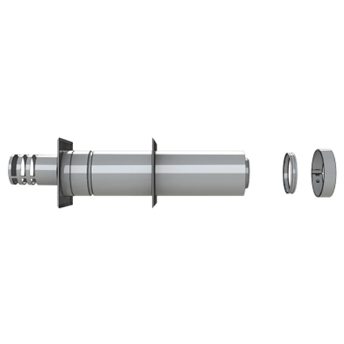 Außenwanddurchführung, unlackiert Ø150/100 mm - DRU LAS ES-I 150/100