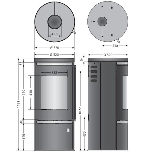 Vorschau: Kaminofen Oranier Corso 2.0 | 7 kW