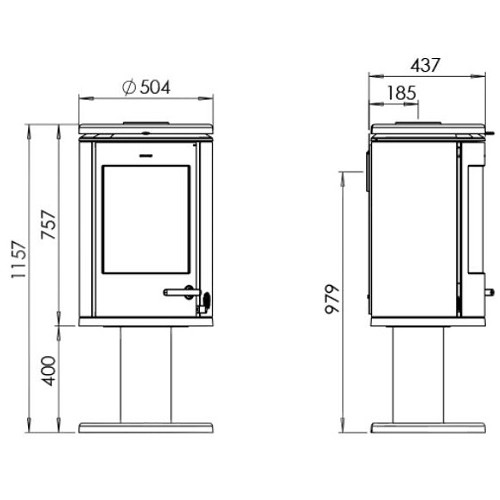 Vorschau: Kaminofen Morsoe 7948 | 7,3 kW