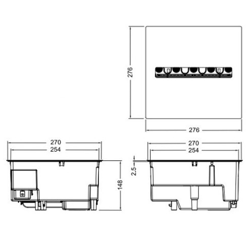 Vorschau: Elektrokamineinsatz Dimplex Cassette 500 projects