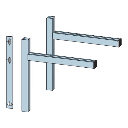 Wandkonsole Typ 920 - doppelwandig - Raab DW-Systeme