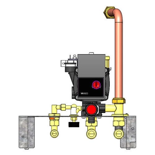 Kaminzubehör Edilkamin - KIT R ohne Sanitär-Warmwasser für Flamma 14 CS