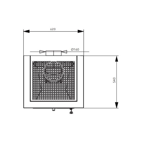 Vorschau: Kaminbausatz Haas und Sohn DACHSTEIN 7 kW