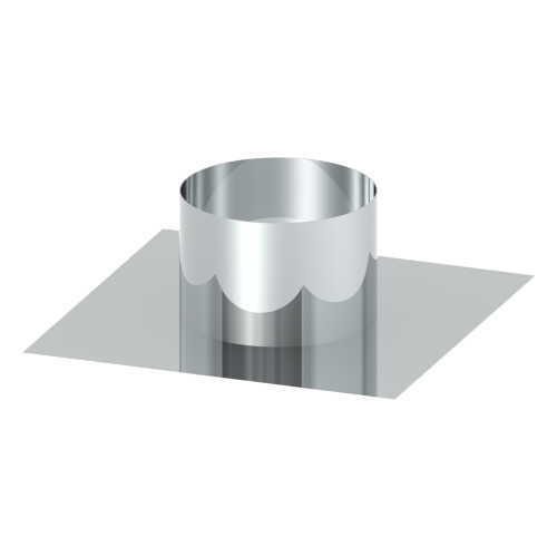 Grundplatte für Kaminerhöhung ohne Einschub - konzentrisch - Jeremias TWIN-P