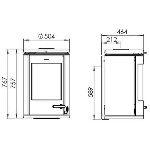 Vorschau: Kaminofen Morsoe 7870 | 7,3 kW