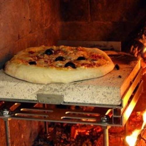 Vorschau: Kaminzubehör - CB-tec - Pizza Casa 10-teilige Pizza Backvorrichtung aus Edelstahl