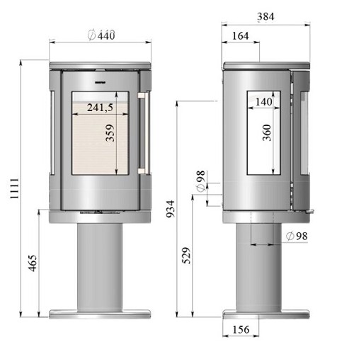 Vorschau: Kaminofen Morsoe 7449 | 4,3 kW