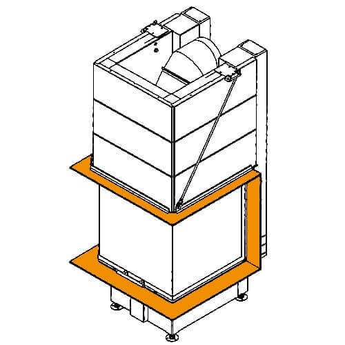 Kaminzubehör Spartherm - Blendrahmen für Arte 3RL-80h