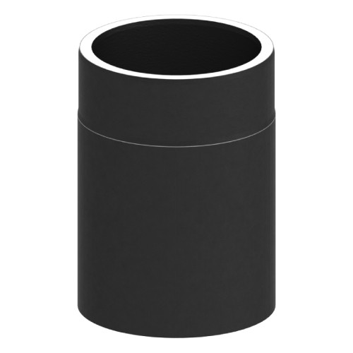 Ofenrohr - doppelwandig - Längenelement 250 mm schwarz - Jeremias Iso-Line