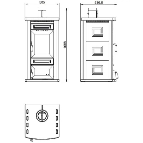 Vorschau: Kaminofen Royal Stuba 7,1 kW