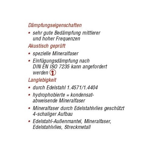 Vorschau: Schalldämpfereigenschaften