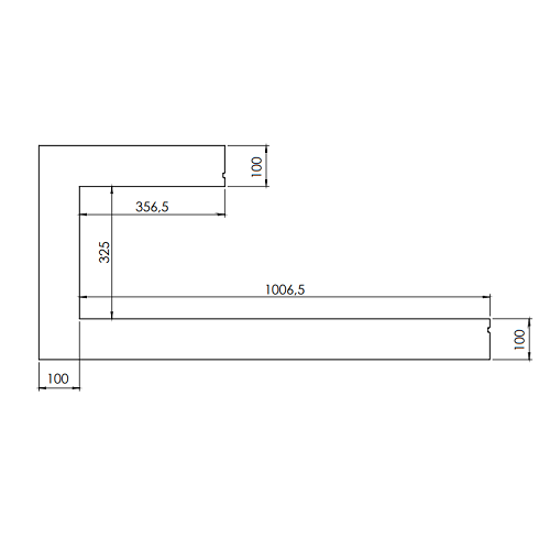 Gaskaminzubehör DRU - Einbaublende für Metro 100XTL-41 RCH