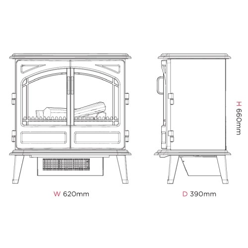 Vorschau: Elektrokamin Dimplex Grand Rouge