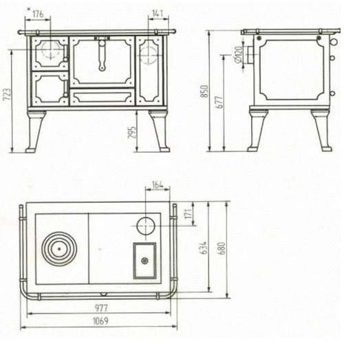 Holzherd Wamsler Jubiläumsherd K 138 J 7 kW