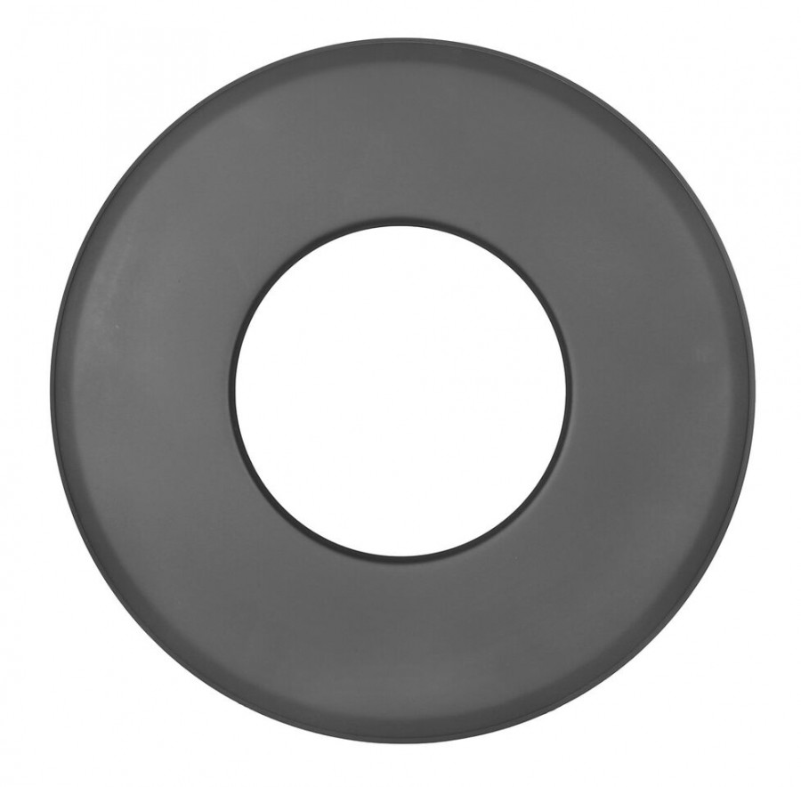 Ofenrohr FERRO1423 - Wandrosette 85 mm schwarz